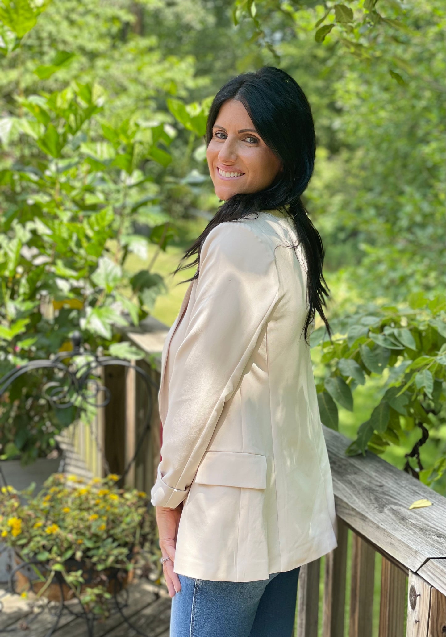Ivory blazer