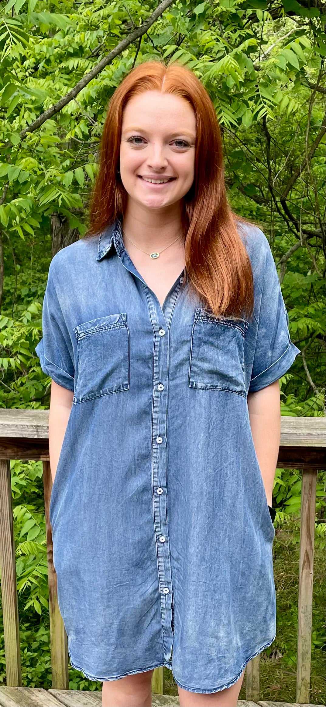 Citrus Denim Dream Dress