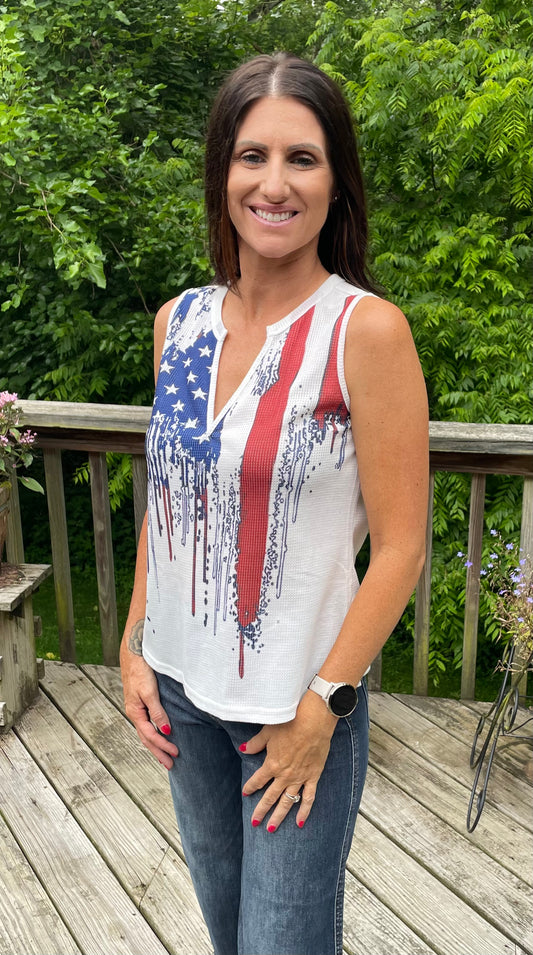American Flag Tank