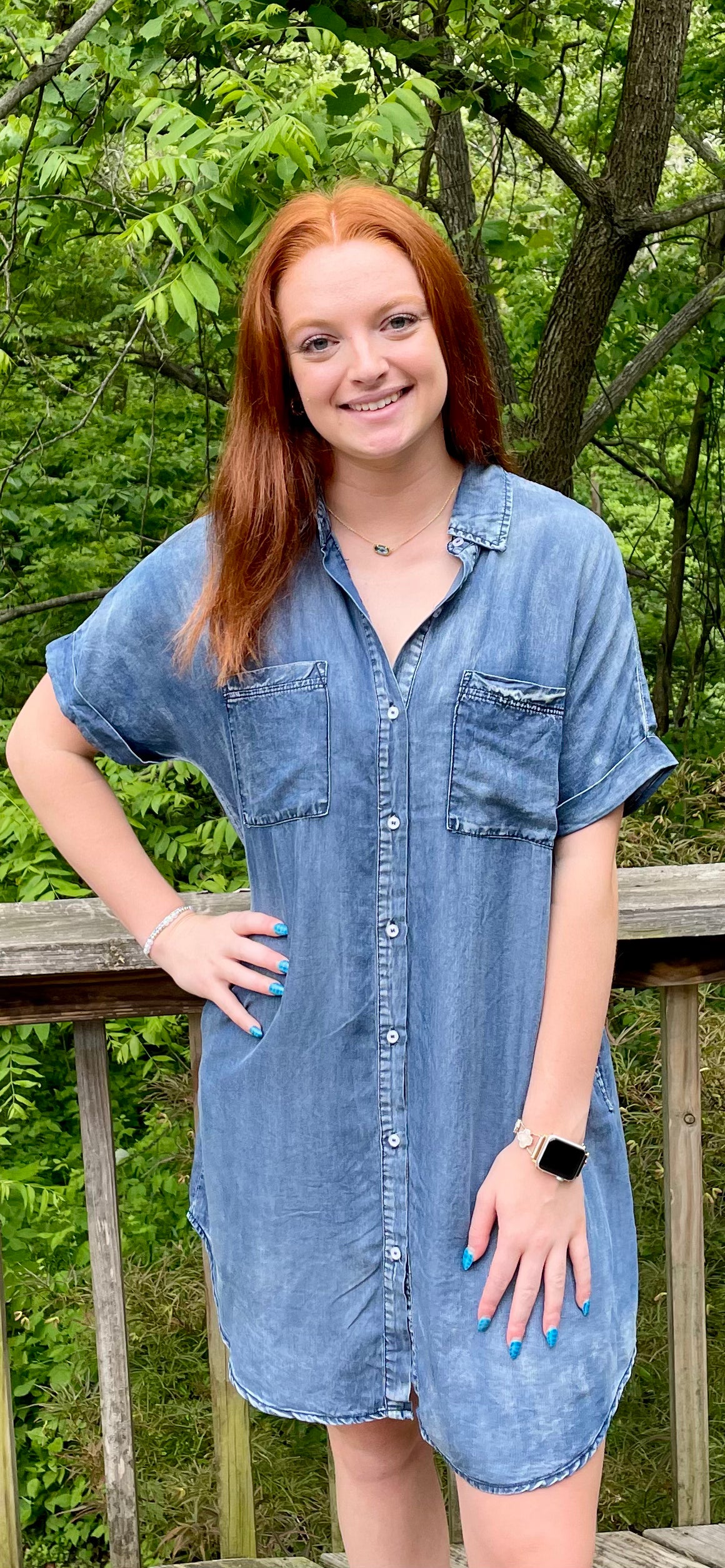 Citrus Denim Dream Dress