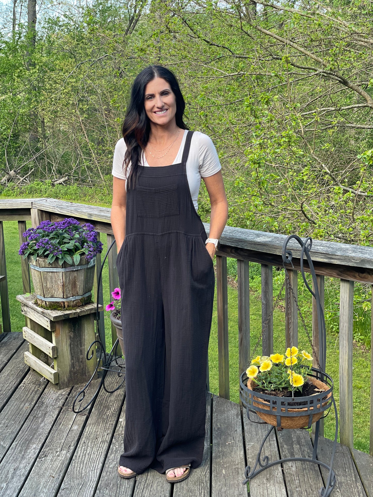 Ribbed Knit Oversized Romper