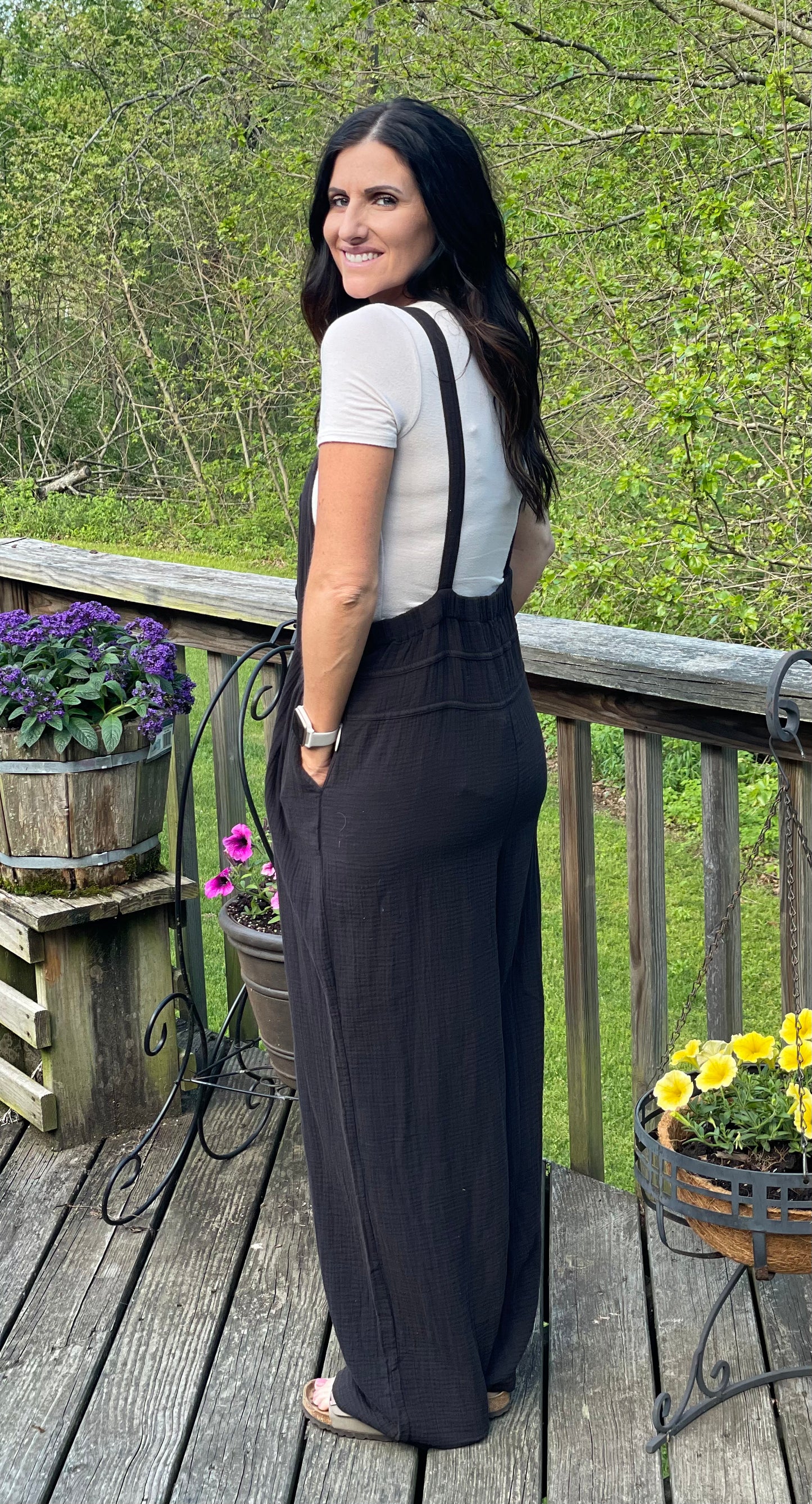 Ribbed Knit Oversized Romper