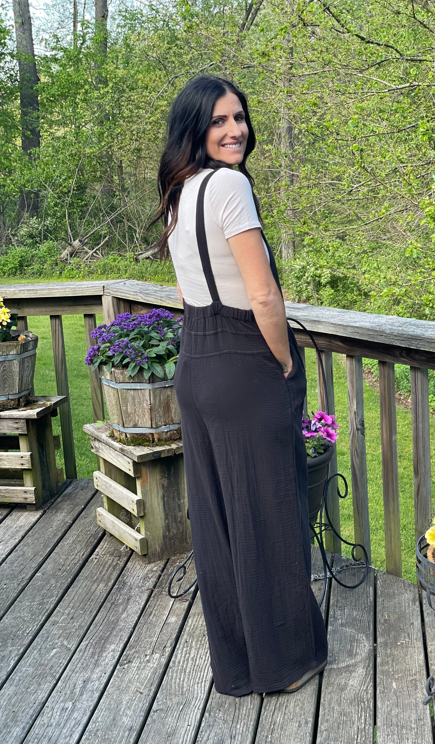 Ribbed Knit Oversized Romper