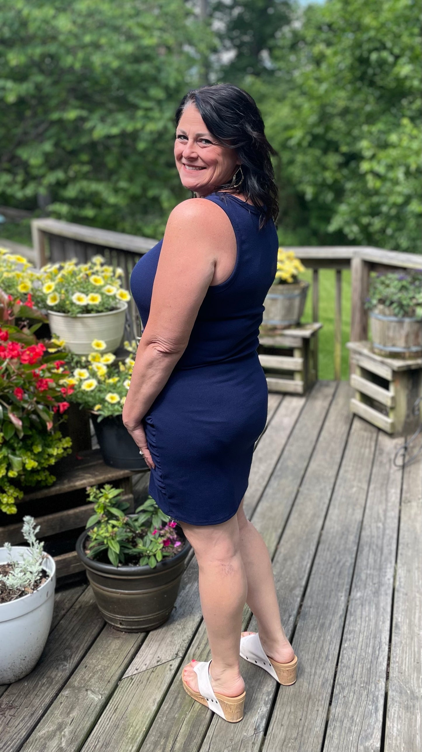 Sleeveless Wrap Dress