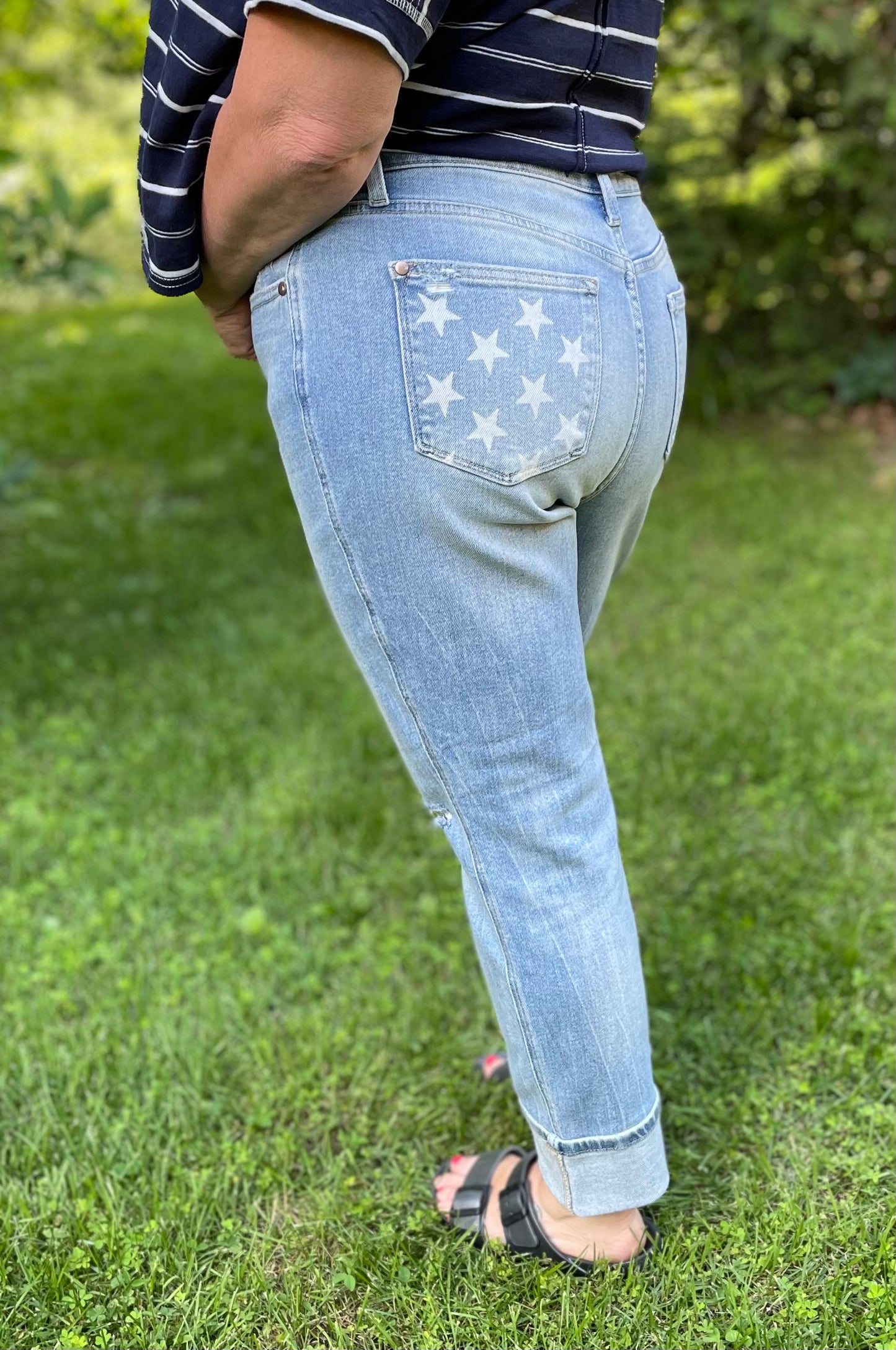 judy blue boyfriend mid rise