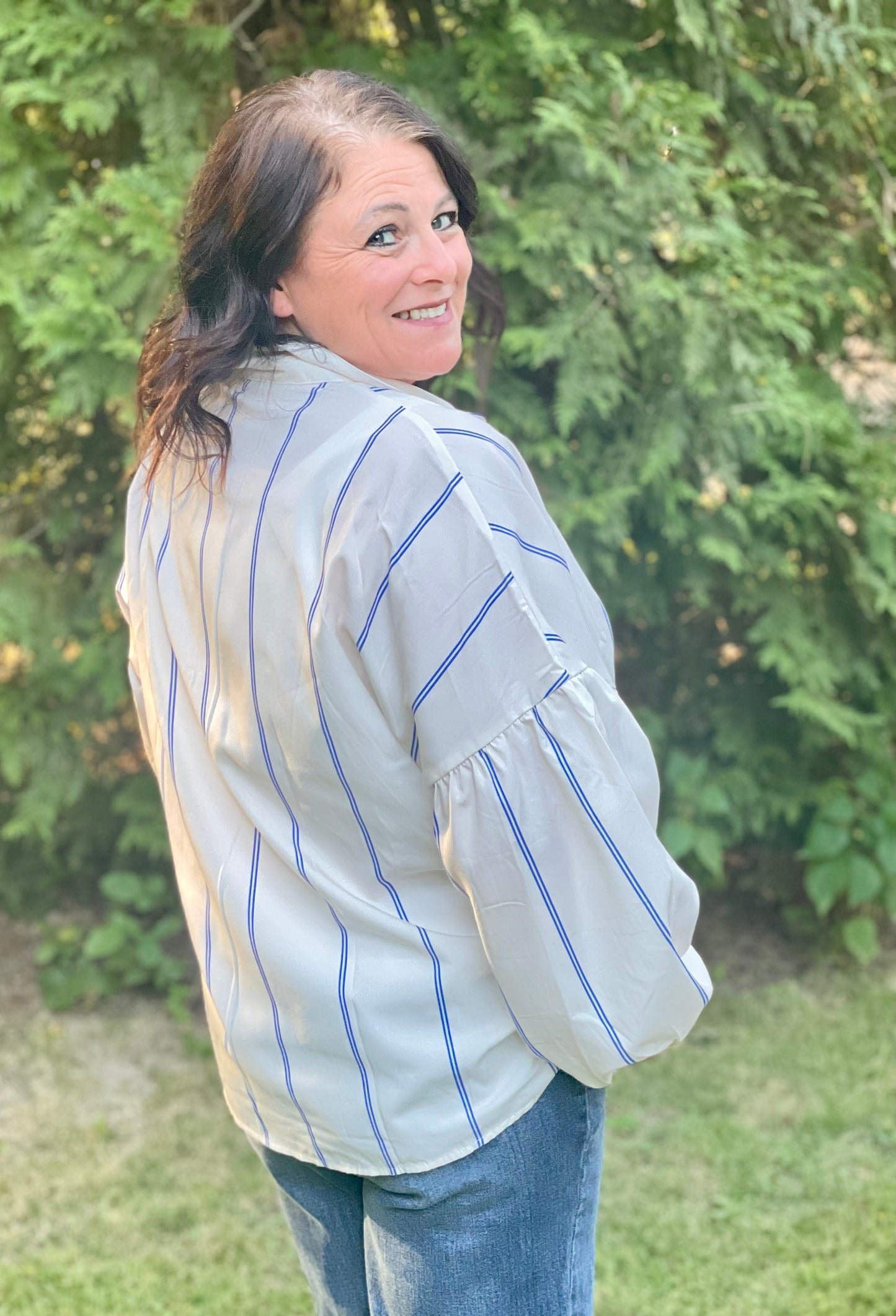 Striped Button Up Shirt