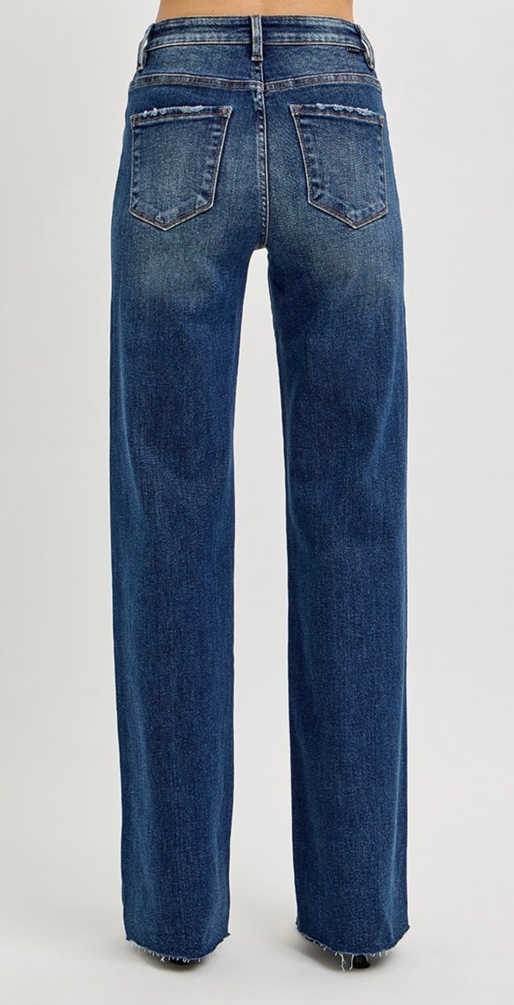 Risen Tummy Control Straight Leg Jeans