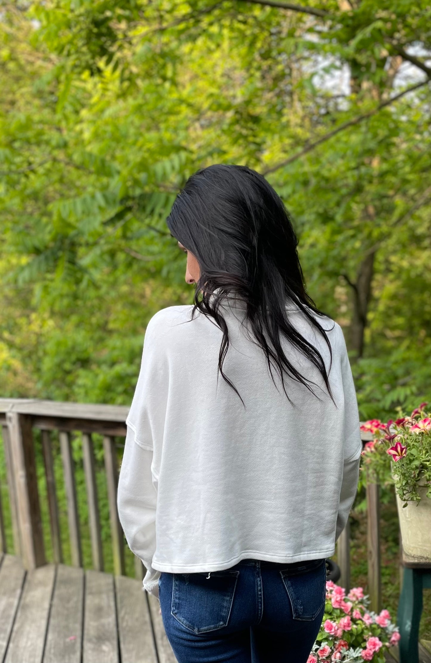 quarter zip sweatshirt