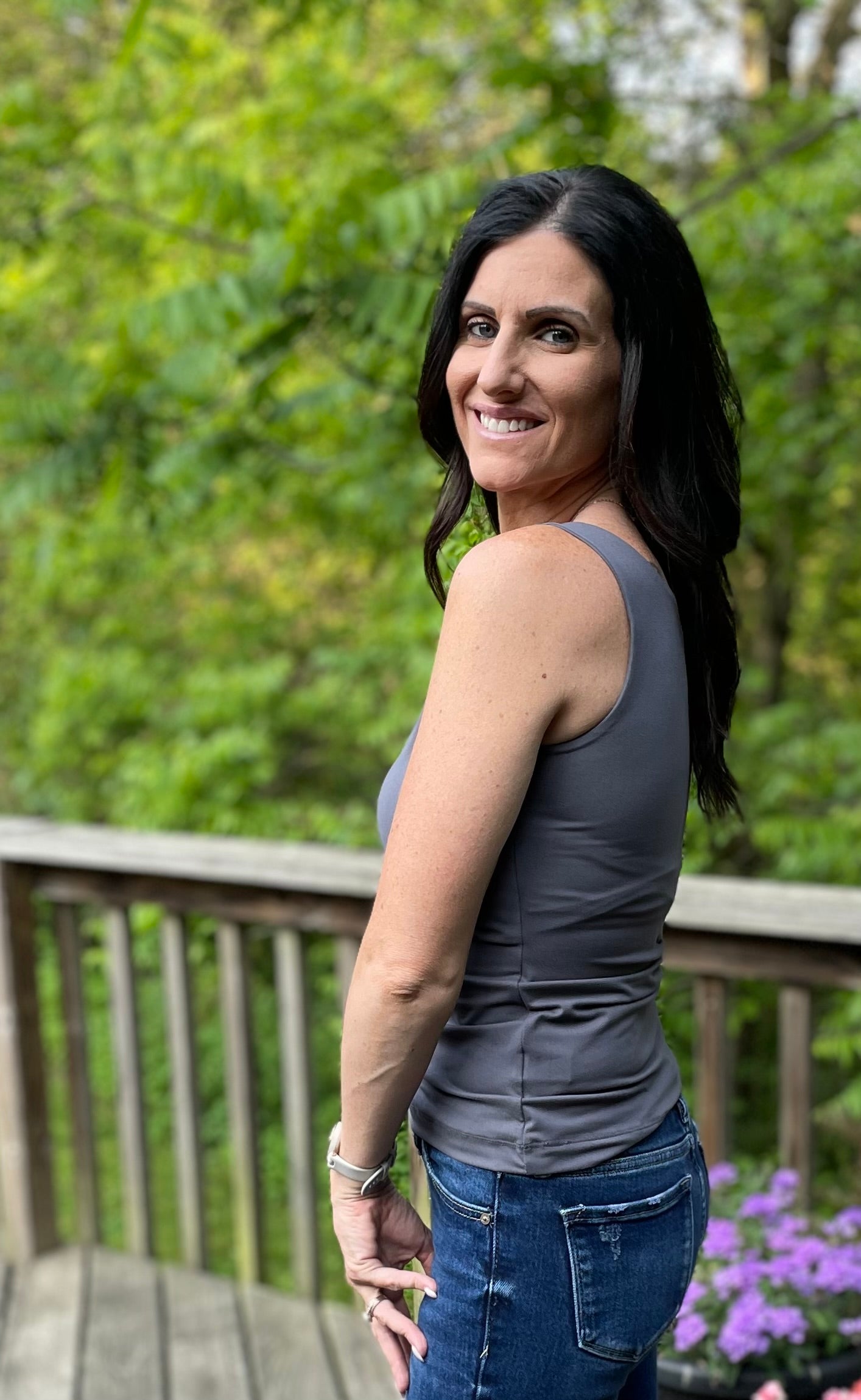 Grey tank