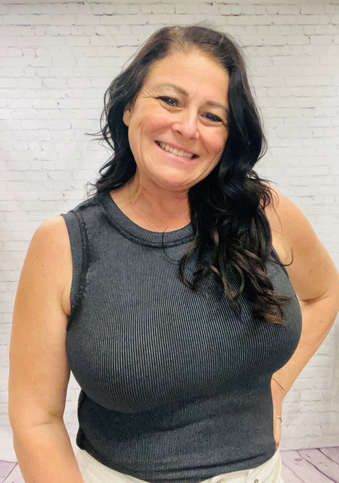 Black Acid Wash Tank