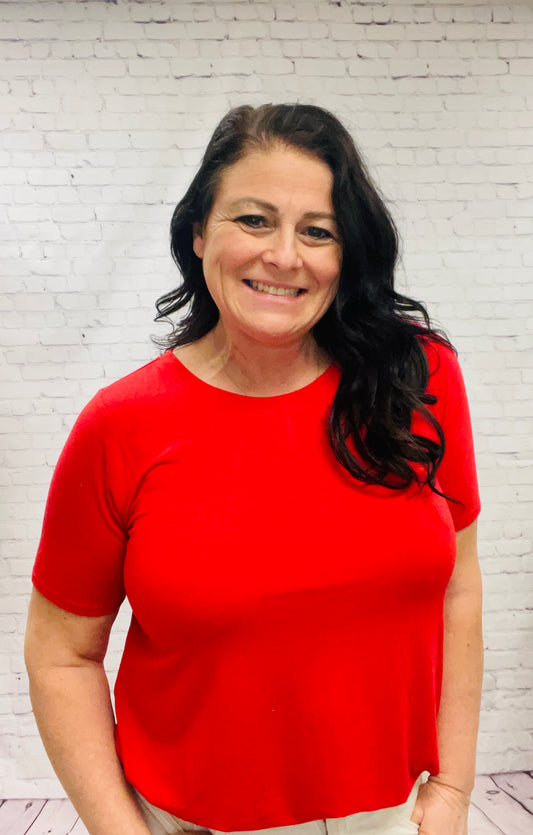 The Red Hot Luxe Tee