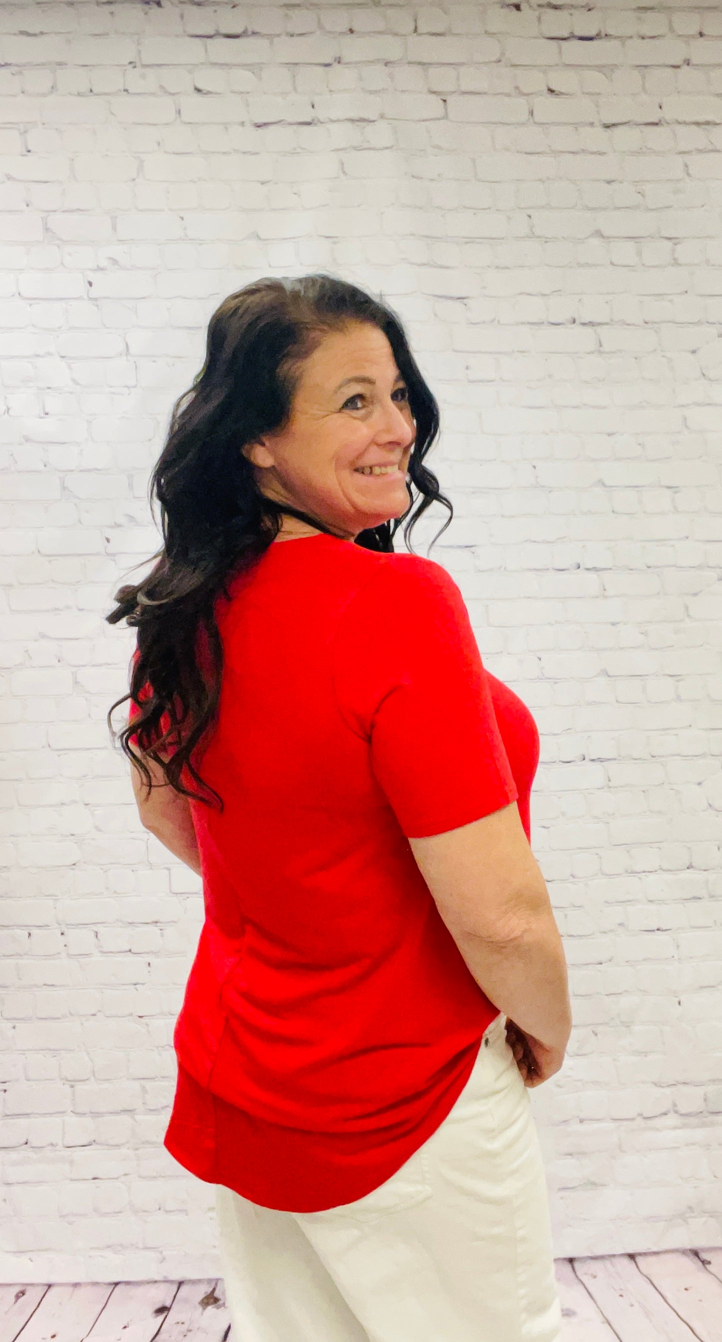 The Red Hot Luxe Tee