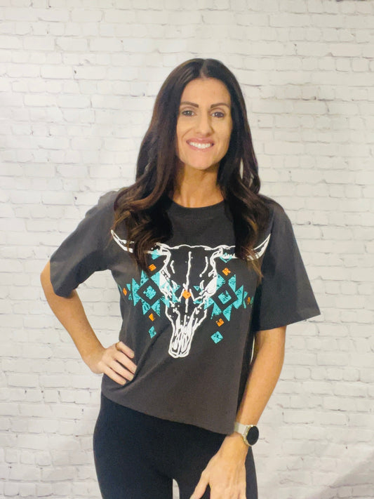 Desert Spirit Cropped Graphic Tee