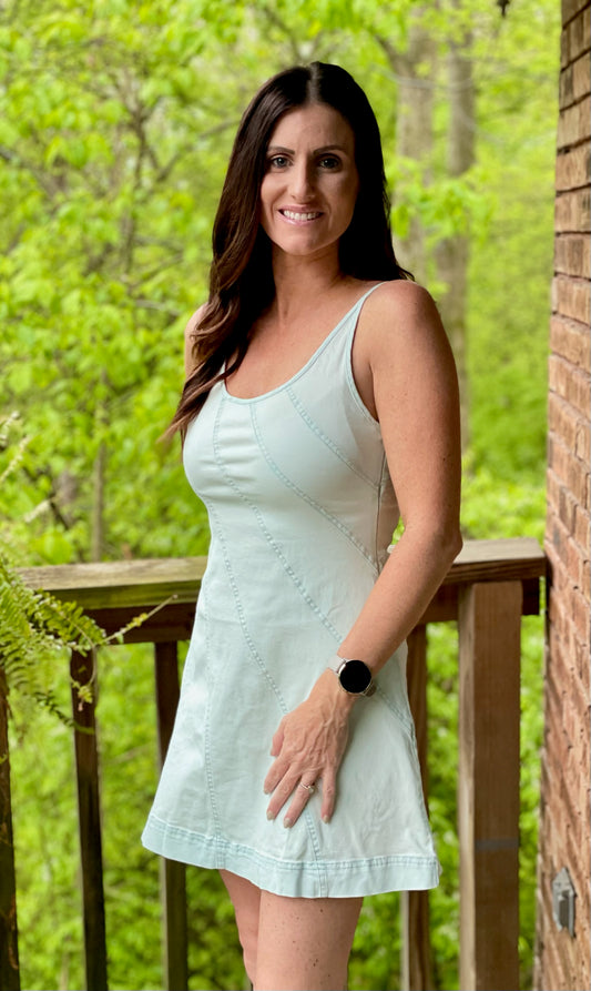 Light Blue Denim Dress