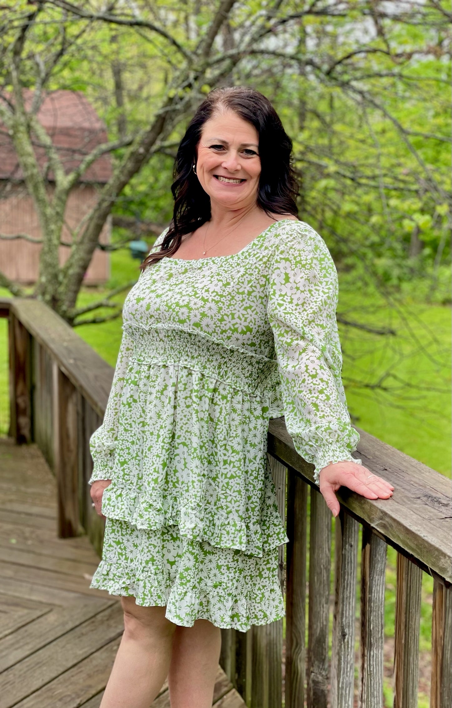 Spring Fling Ruffle Dress