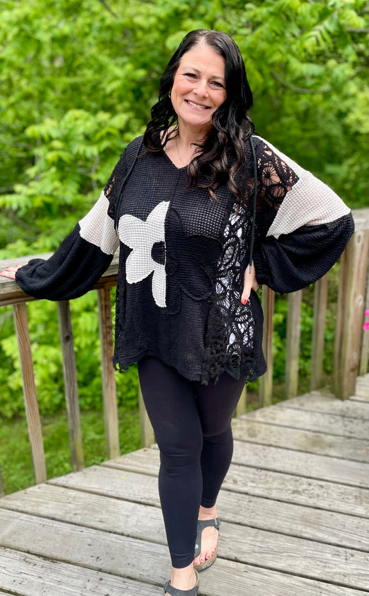 The Bold Blossom Sweater