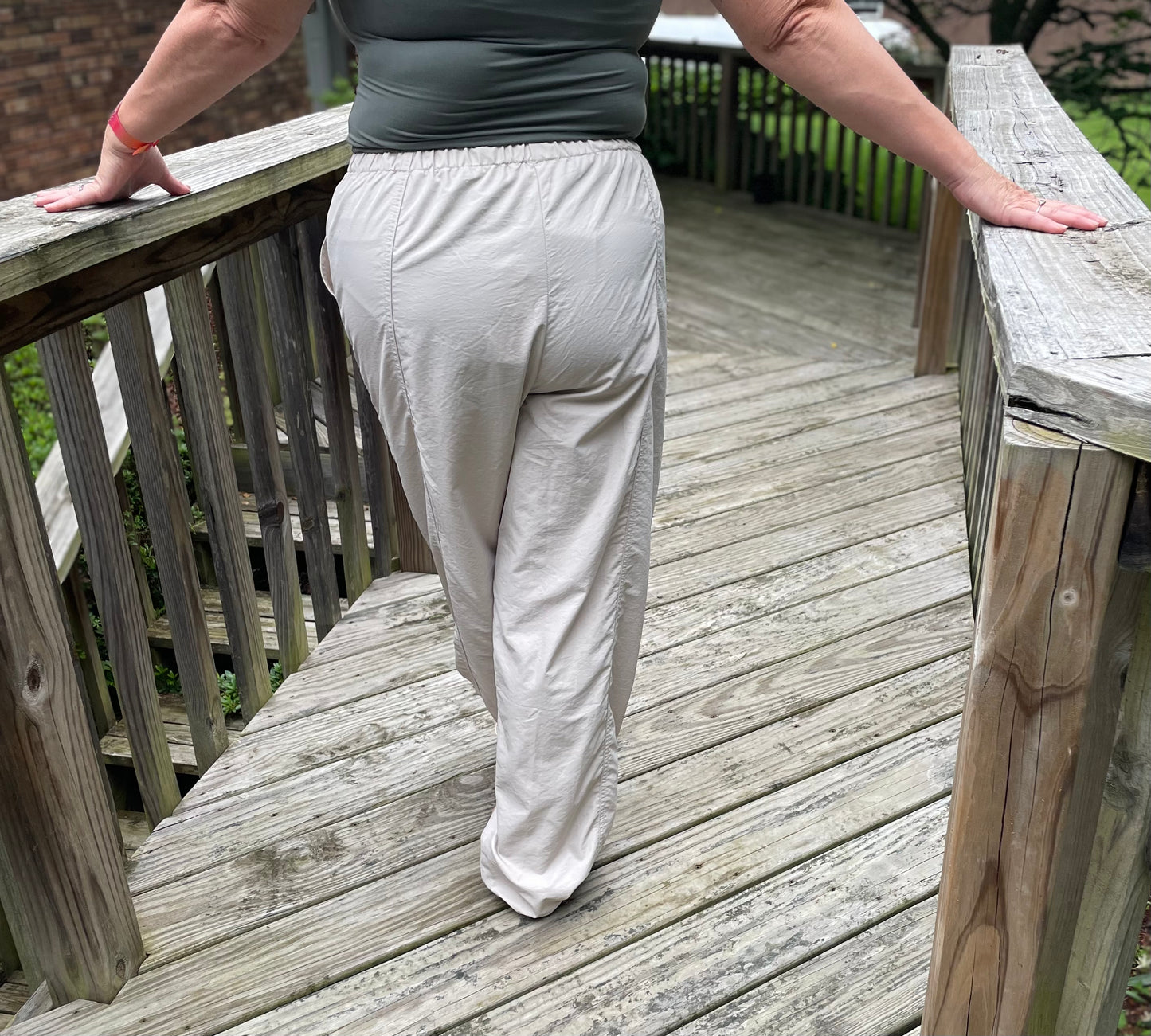 Cream Cargo Pants