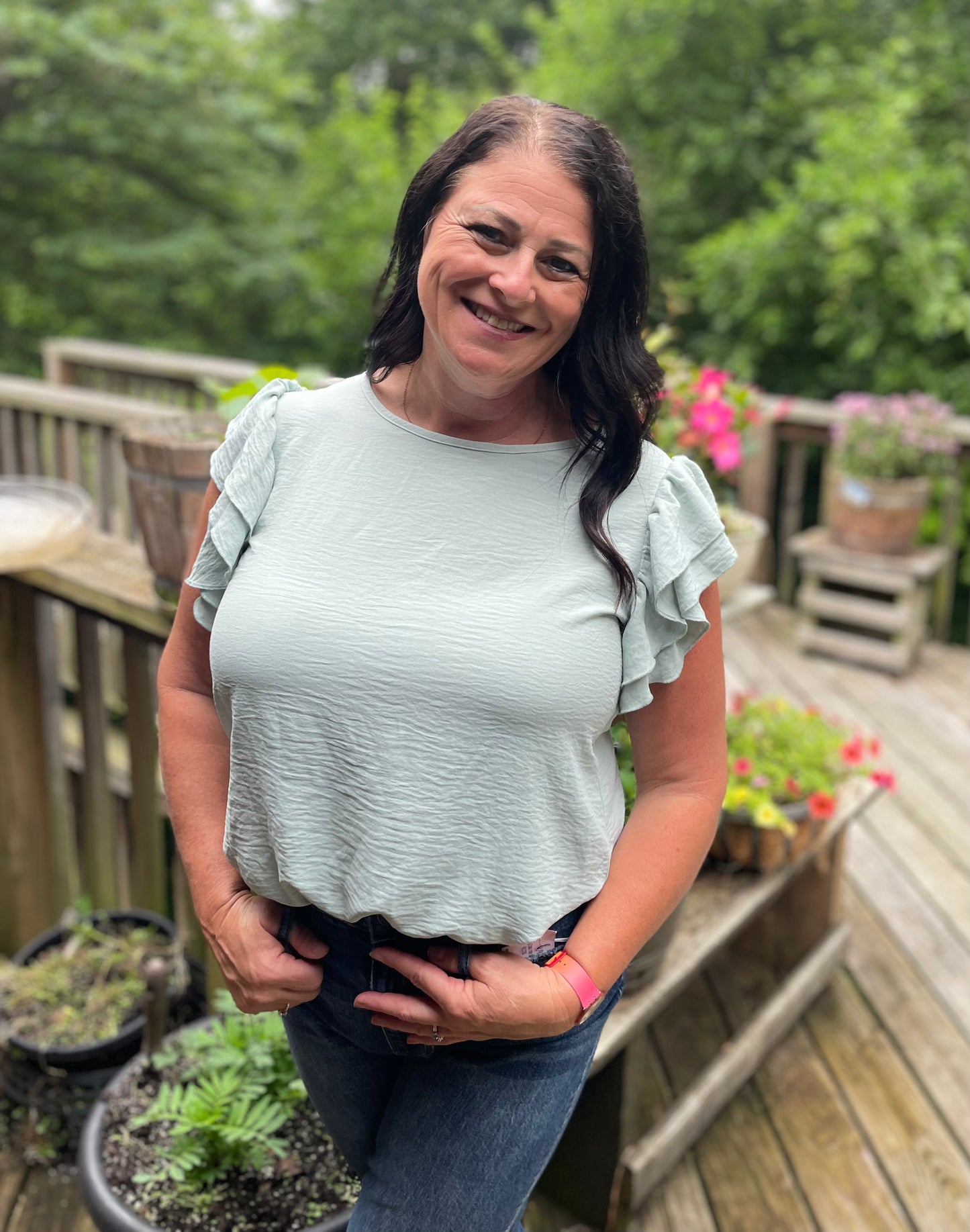 Seaglass Bloom Top