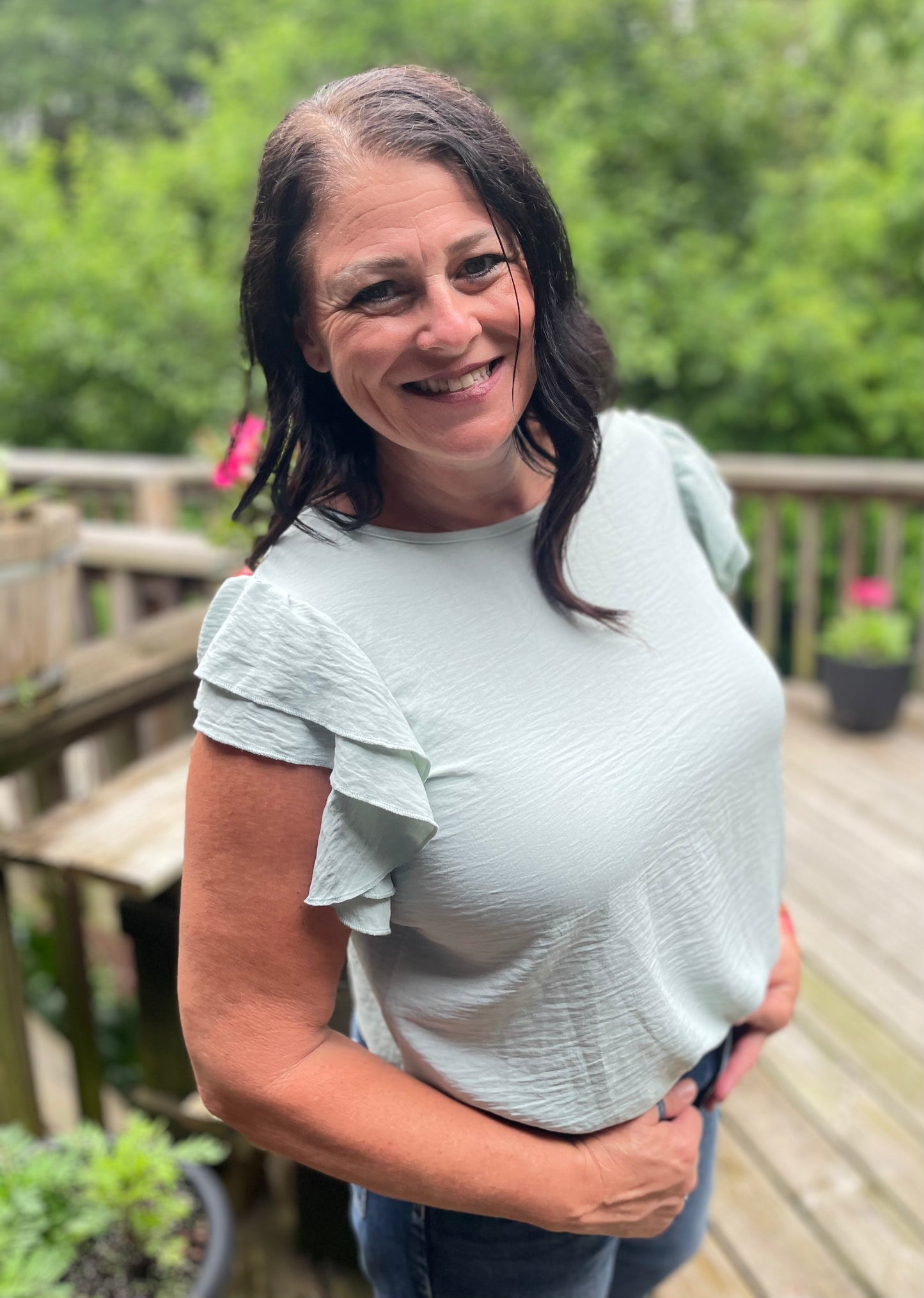 Seaglass Bloom Top