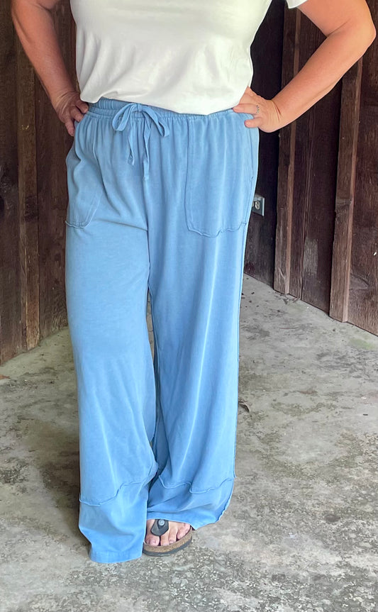 The Driftline Pants - Ocean Blue