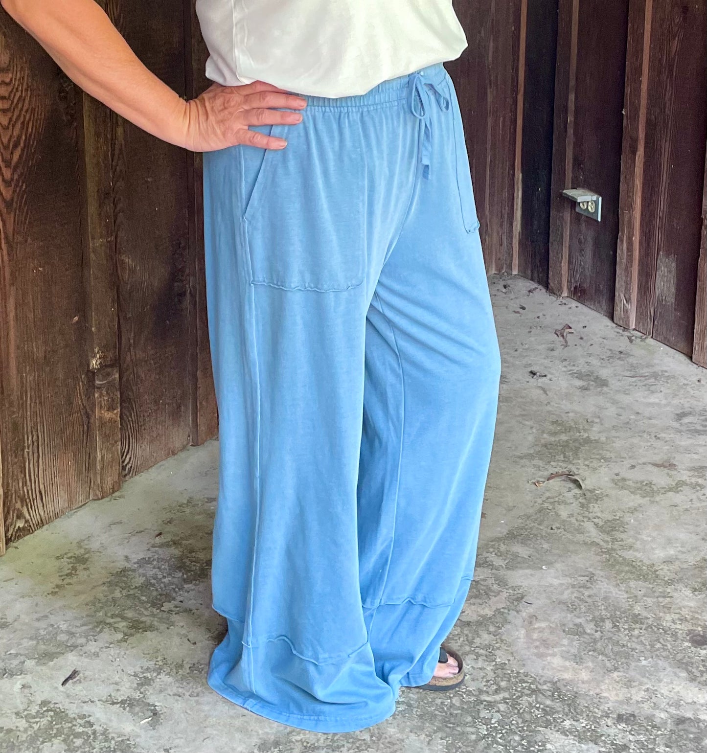 The Driftline Pants - Ocean Blue