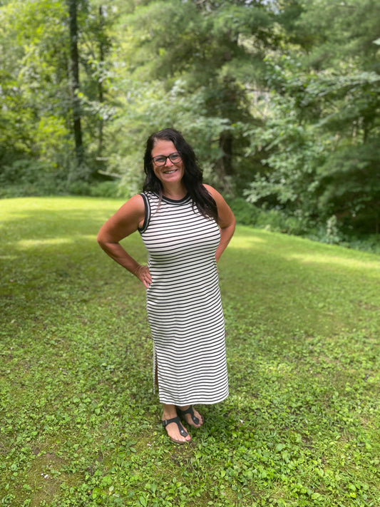 The Downtown Stripe Dress