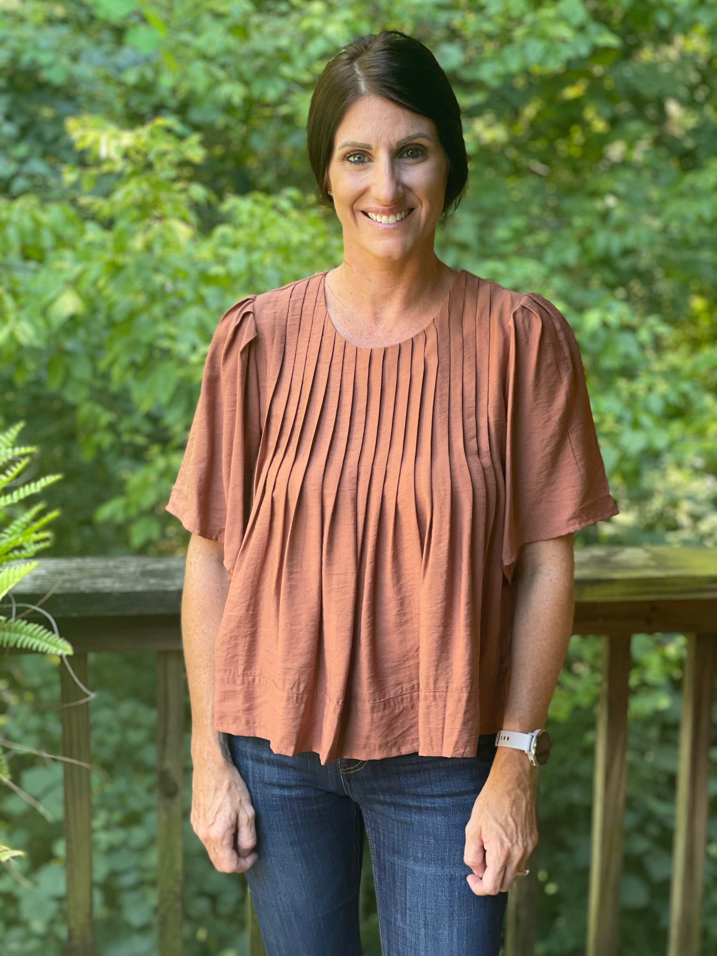 The Rustwood Blouse