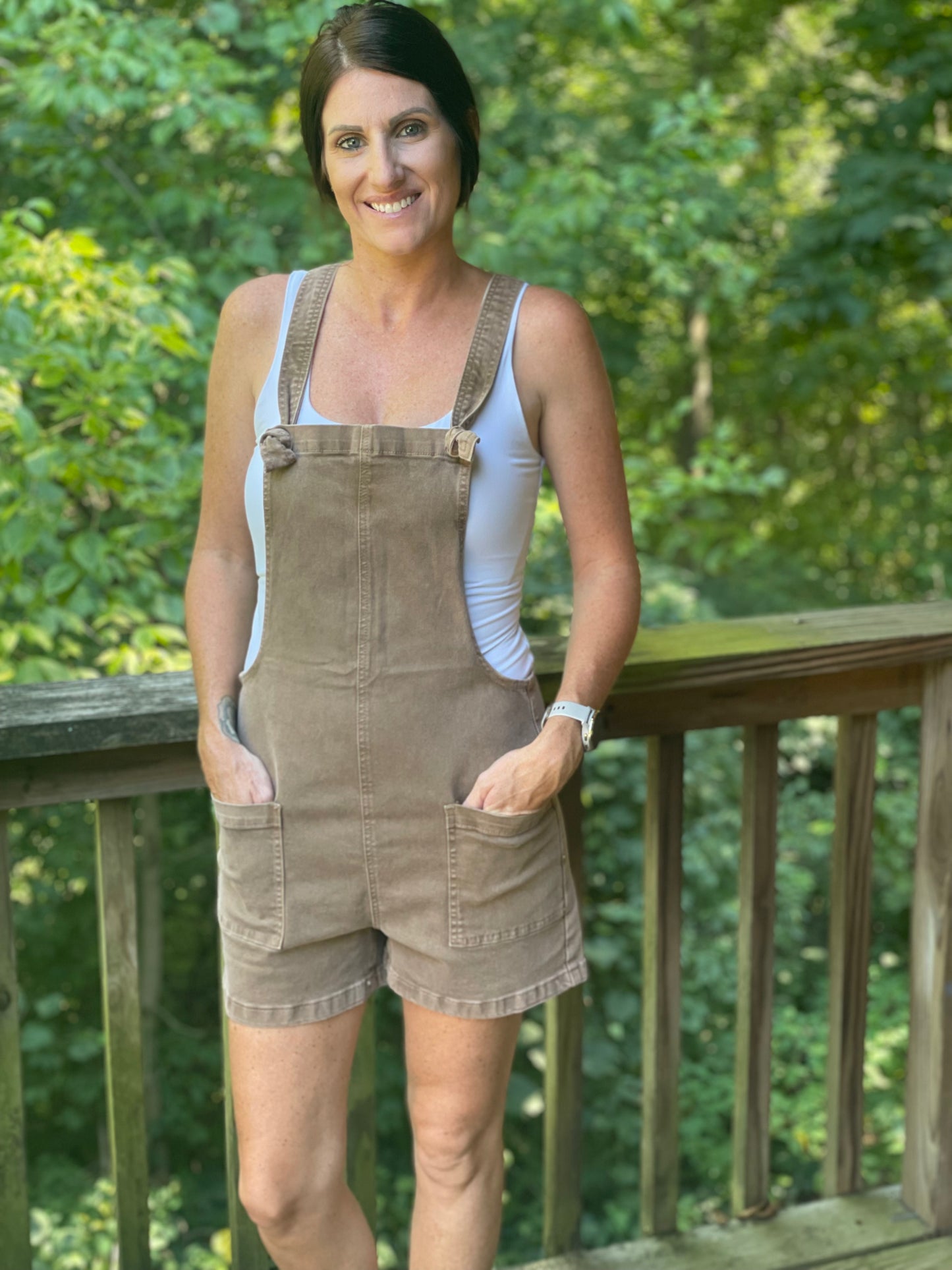 The Mocha Moment Overalls