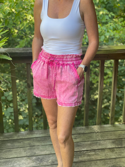 The Breezy Days Shorts - PINK