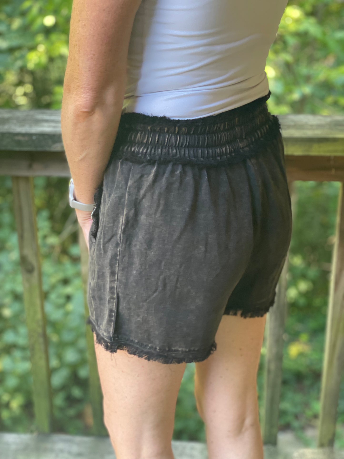 The Breezy Days Shorts - BLACK