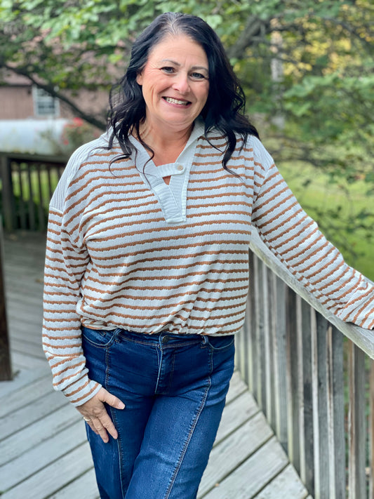 The Cinnamon Swirl Top