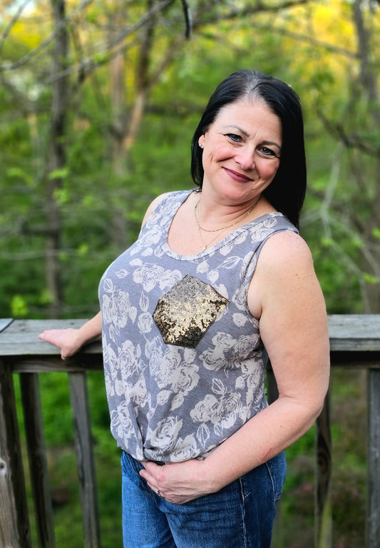 floral tank