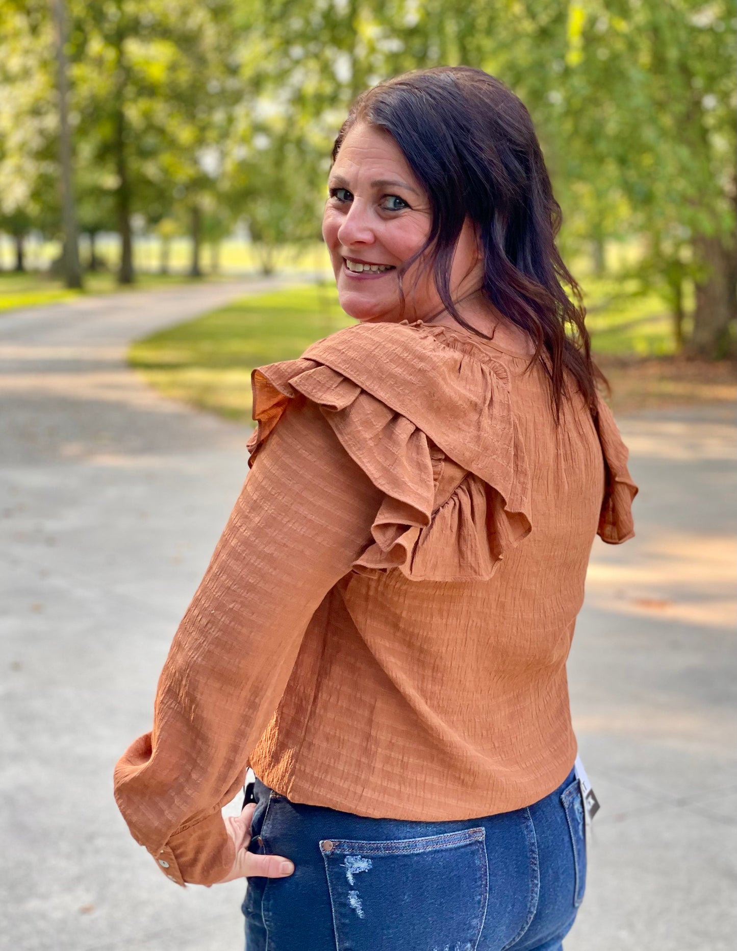 Big Ruffle Blouse