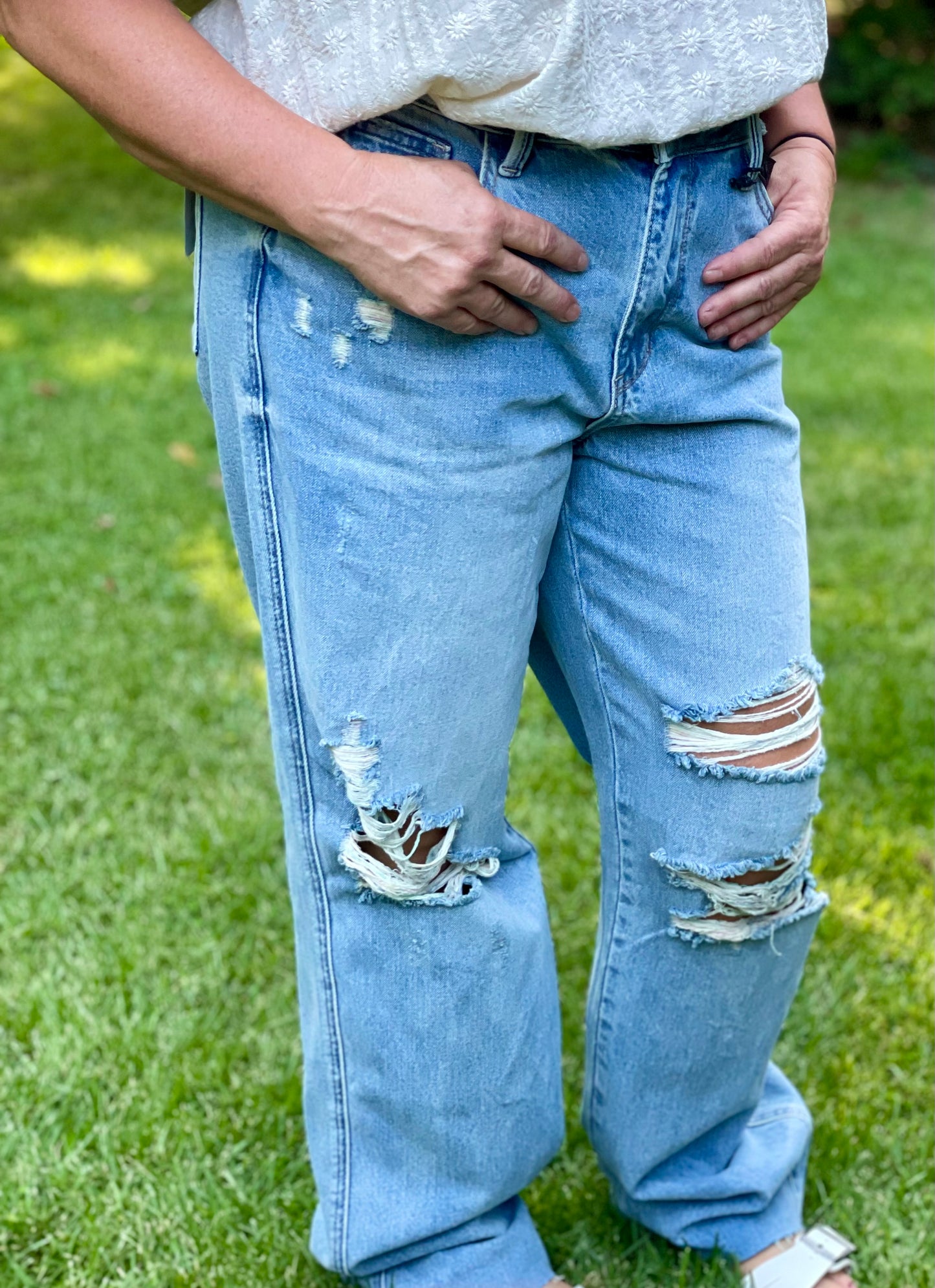 90's straight jeans