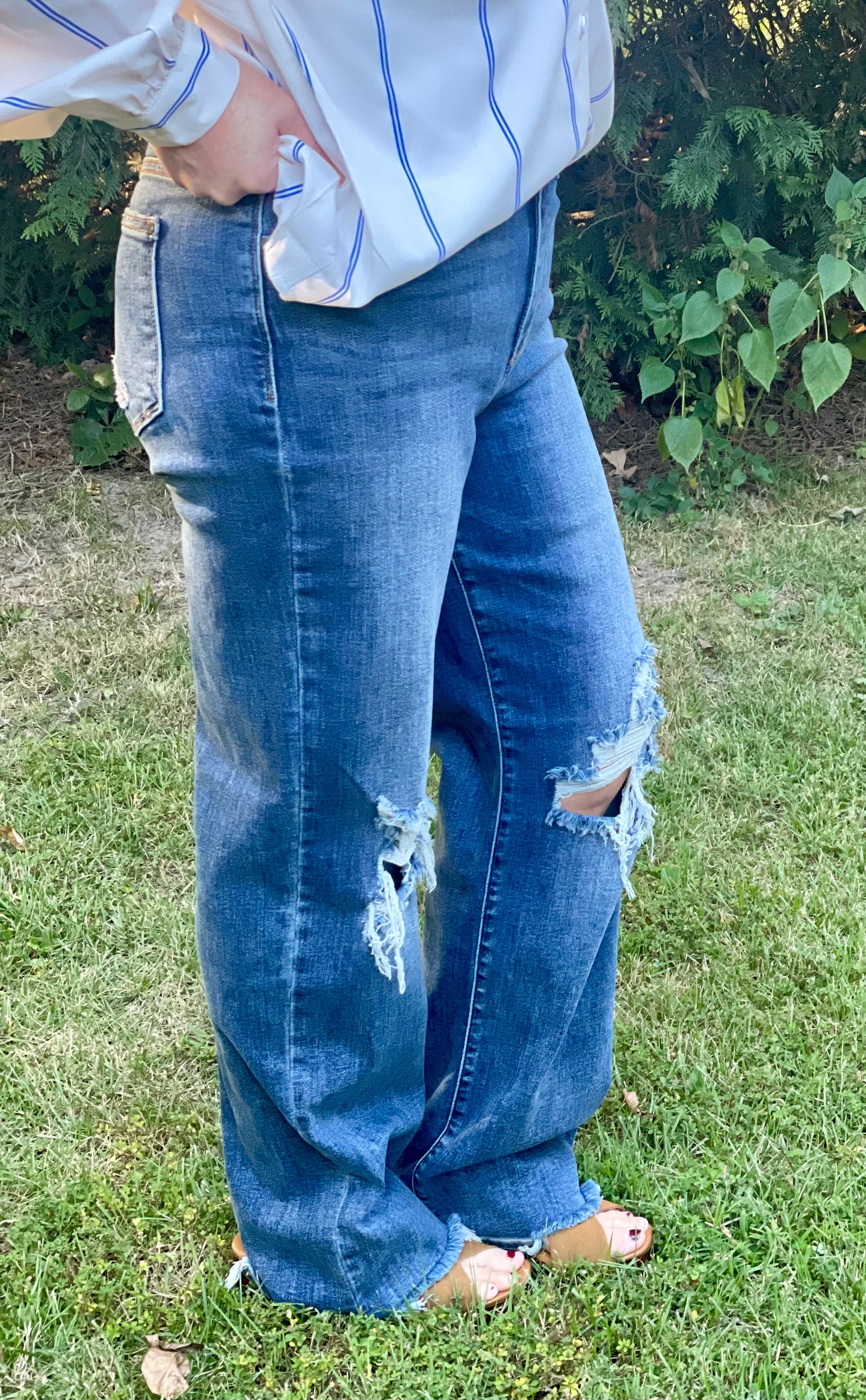 high waist straight fit Judy Blue jeans