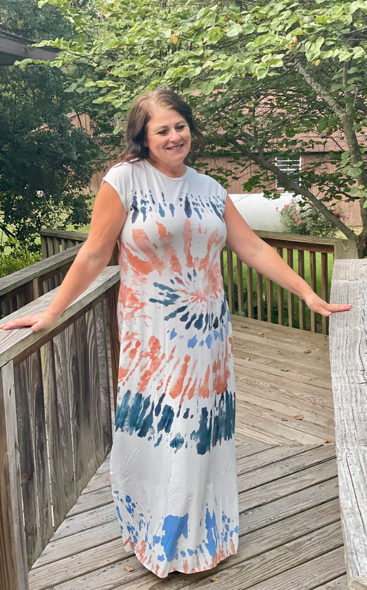 tye dye dress