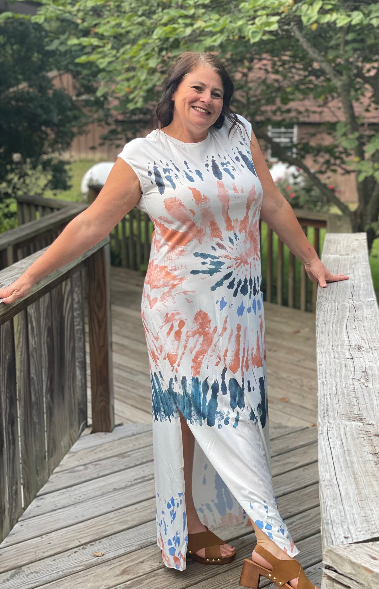 tye dye dress