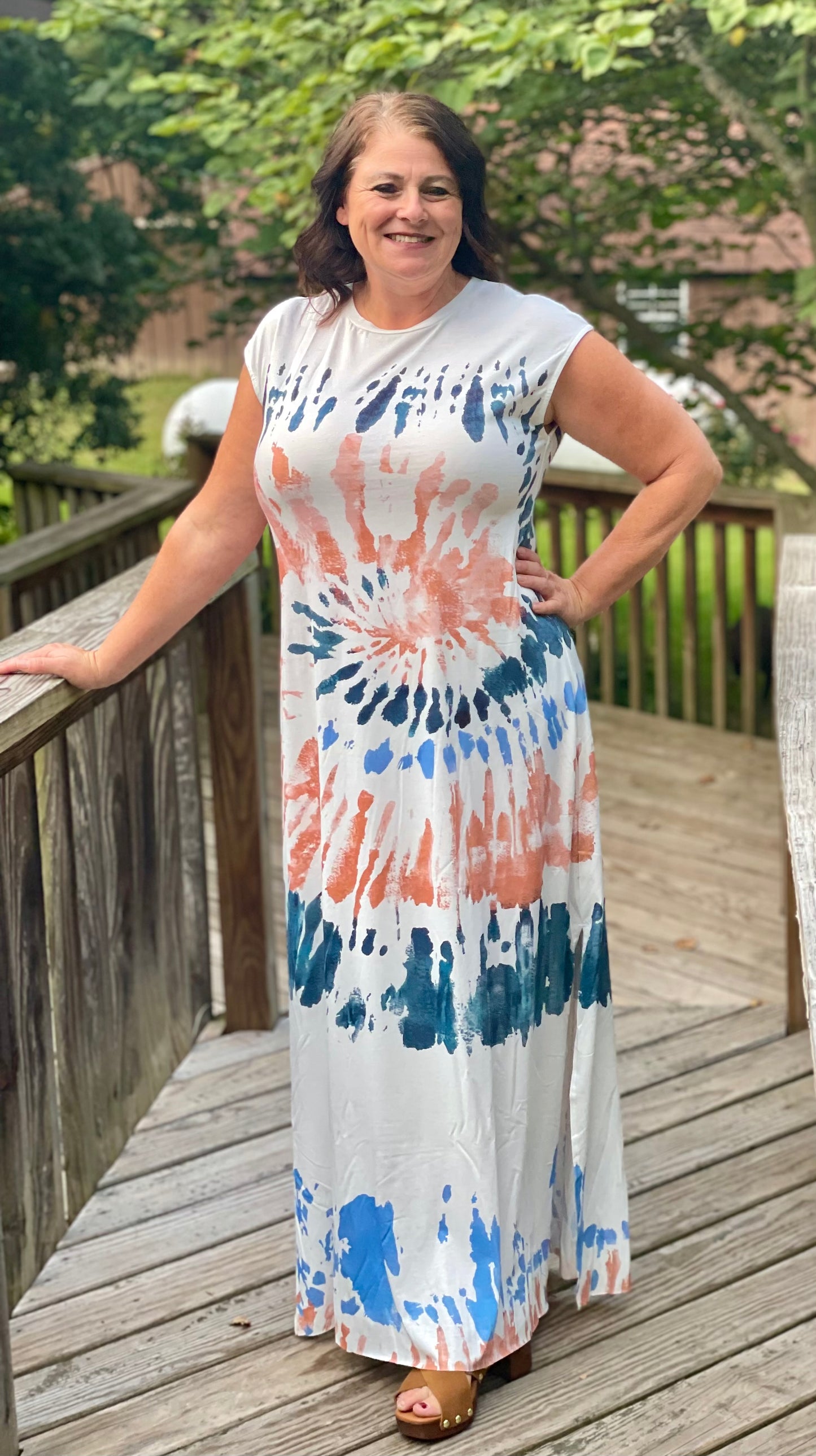 tye dye dress