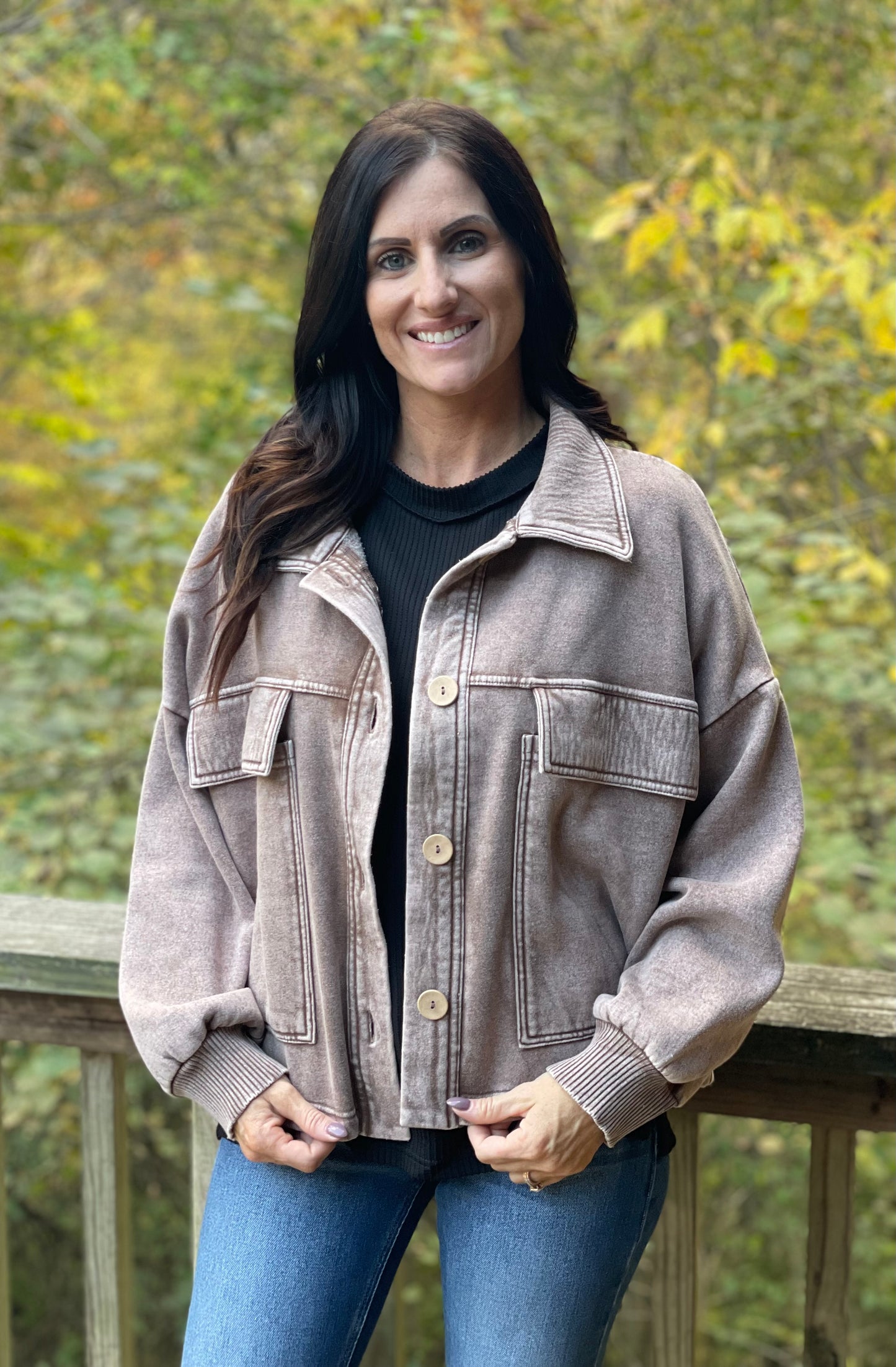 Brown Distressed Jacket