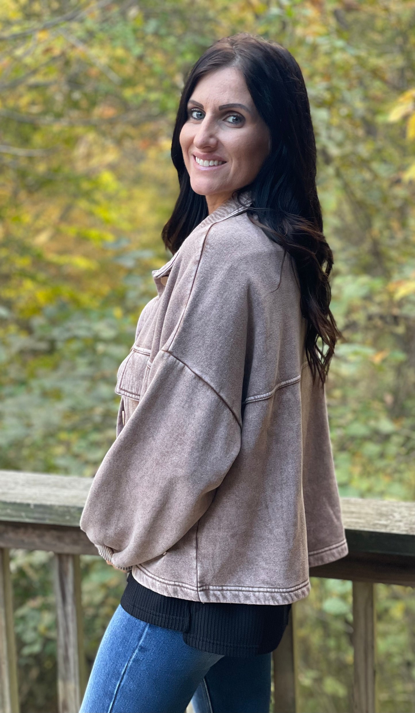 Brown Distressed Jacket