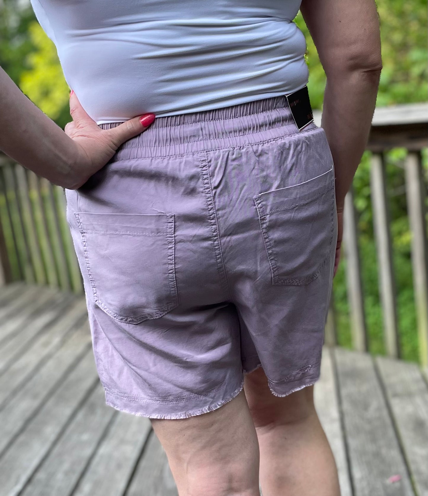 lilac shorts