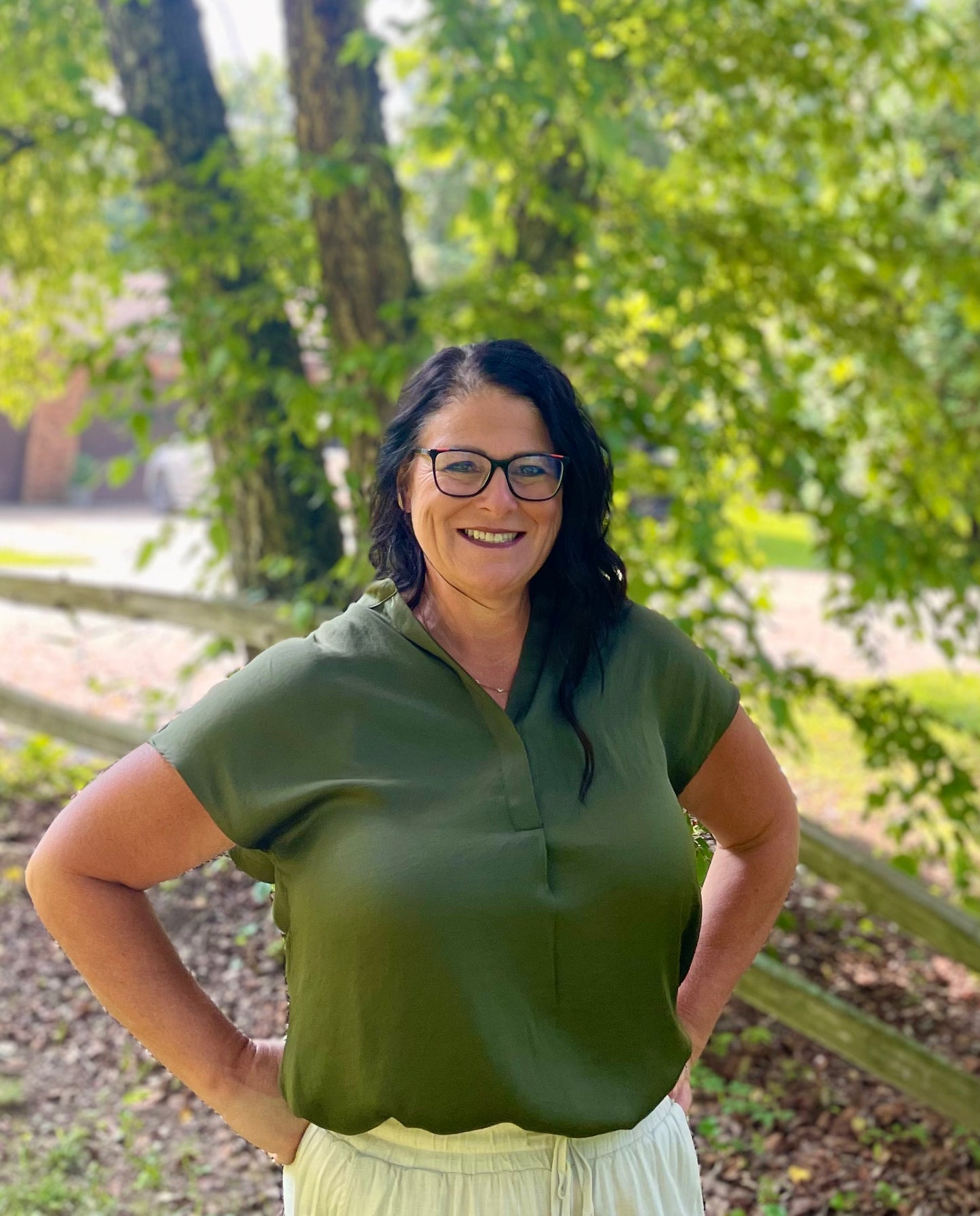 The Olive Luxe Blouse
