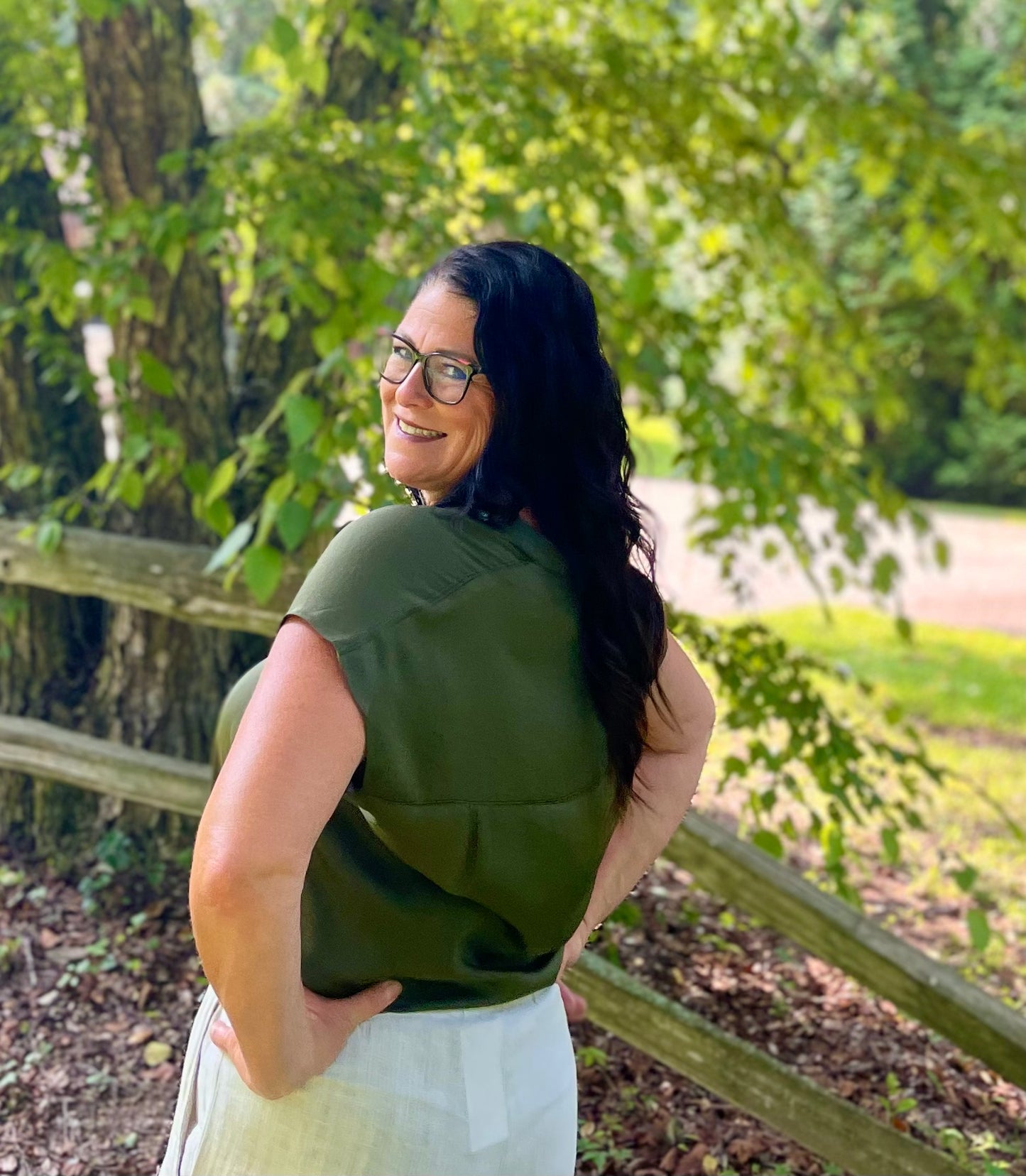 The Olive Luxe Blouse