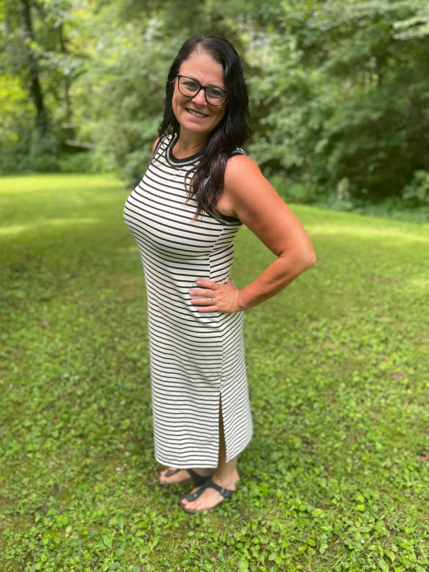 The Downtown Stripe Dress