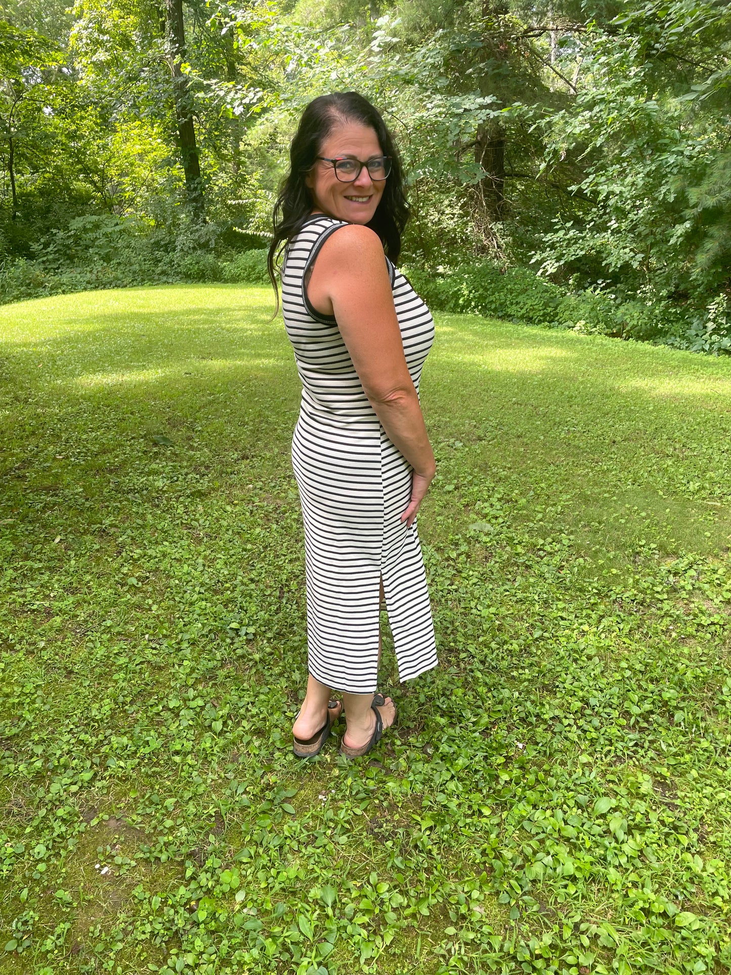 The Downtown Stripe Dress