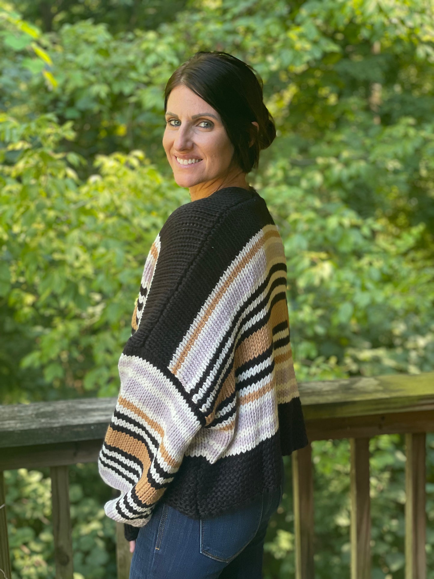 The Sunset Stripe Cardigan