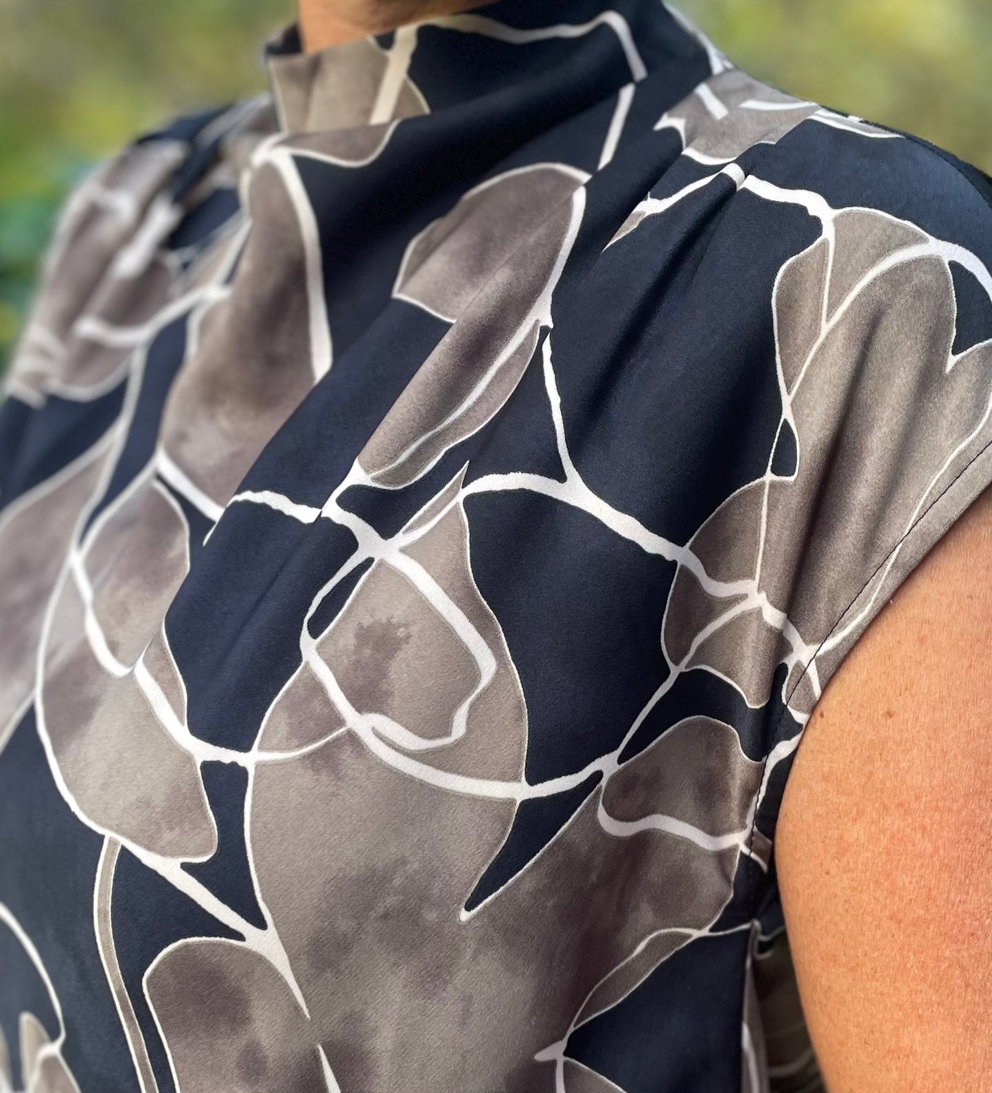 The Abstract Muse Blouse