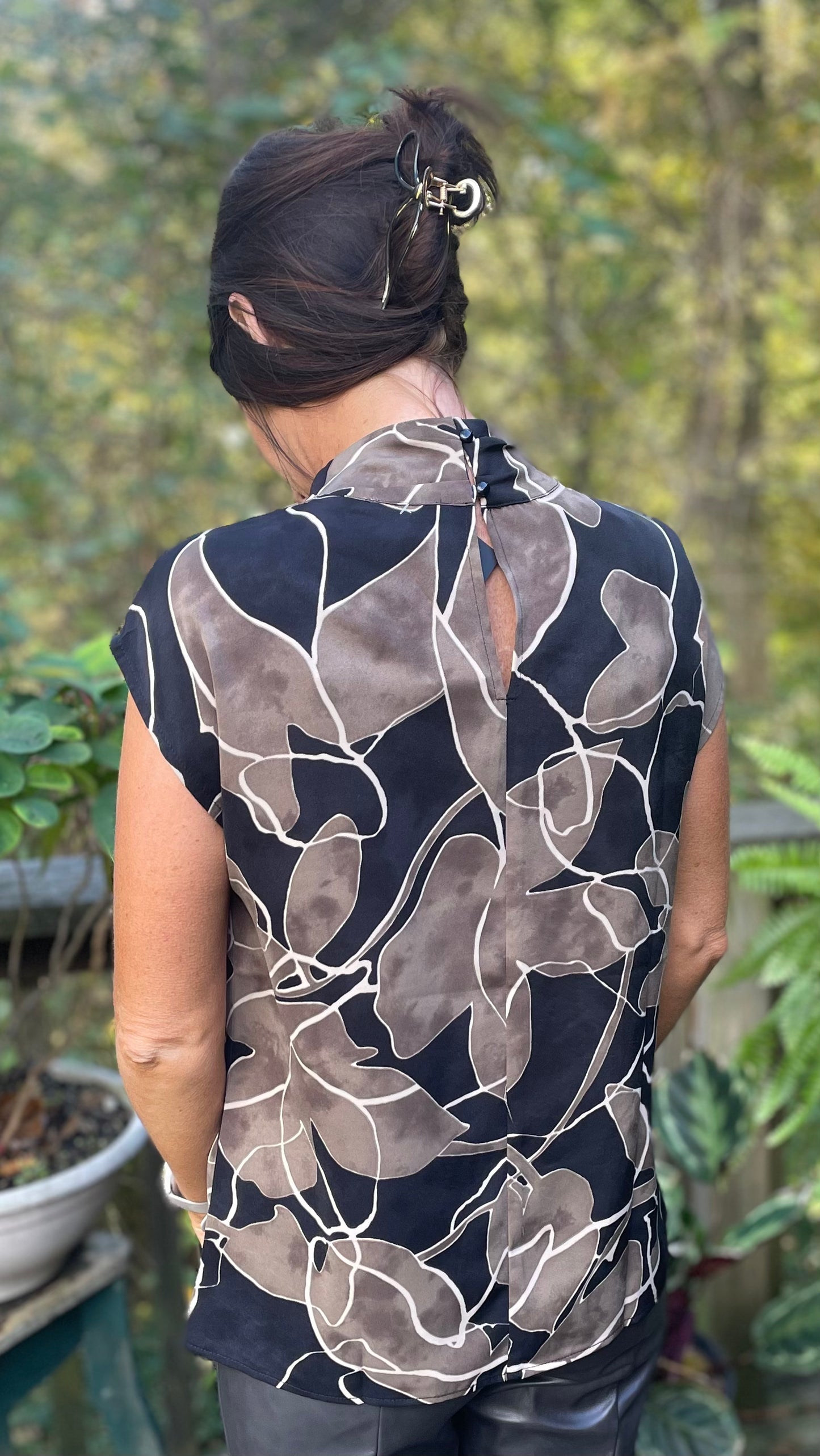 The Abstract Muse Blouse