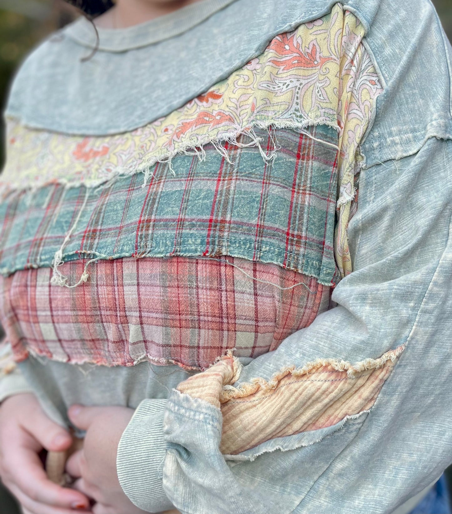 Patchwork Daydream Pullover