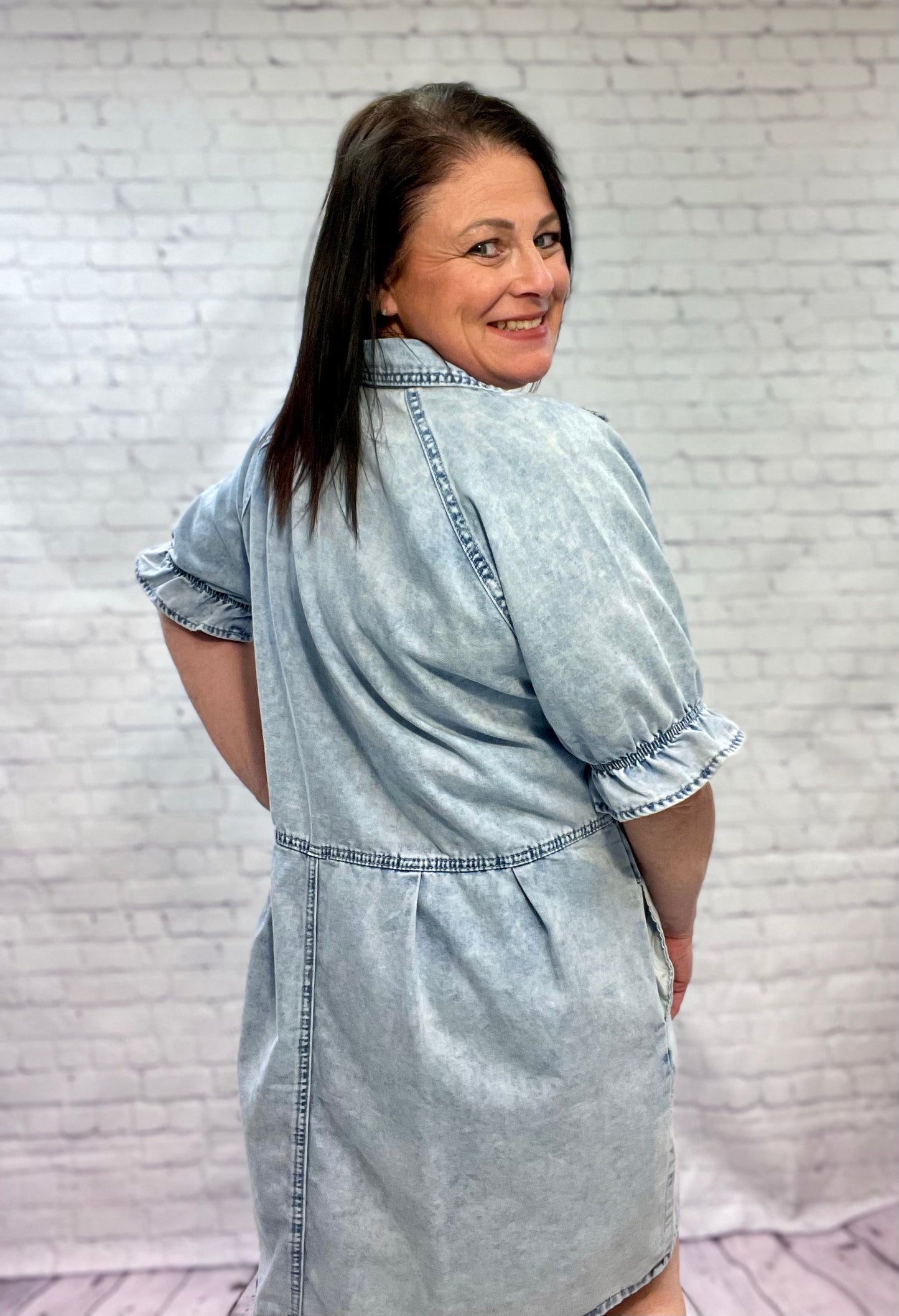 denim dress